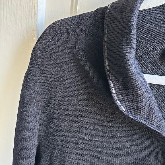 St John Knit Embellished Jacket Black - Picture 4 of 8